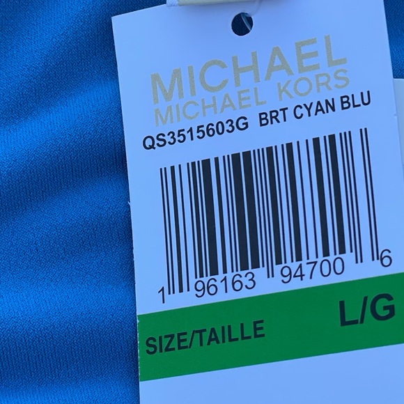 Michael Kors blue top  NWT - Picture 8 of 10